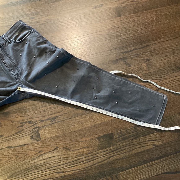 Joie Embellished Jeans Black 30 GUC - Picture 5 of 8